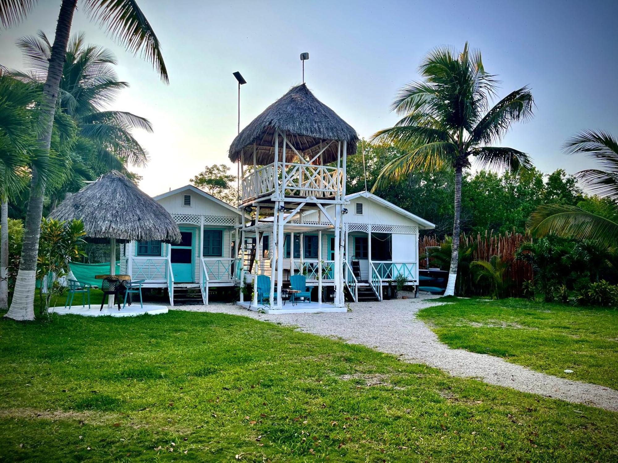 Cabana Con Muelle Privado En La Laguna De Bacalar Esterno foto